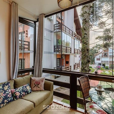 Apto Duplex C/ Lareira 100M Do Lago Negro Rln204 格拉玛多 外观 照片