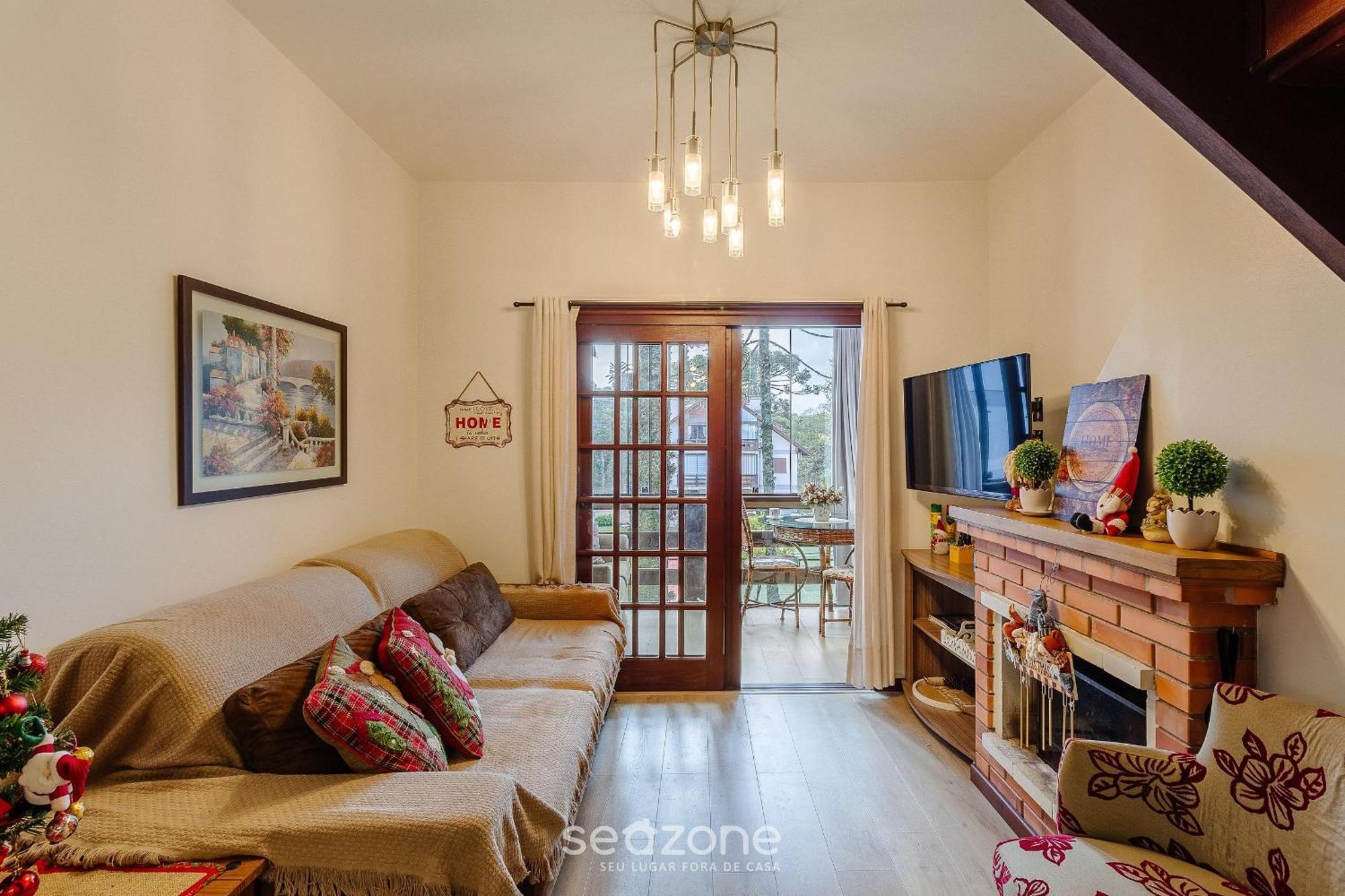 Apto Duplex C/ Lareira 100M Do Lago Negro Rln204 格拉玛多 外观 照片